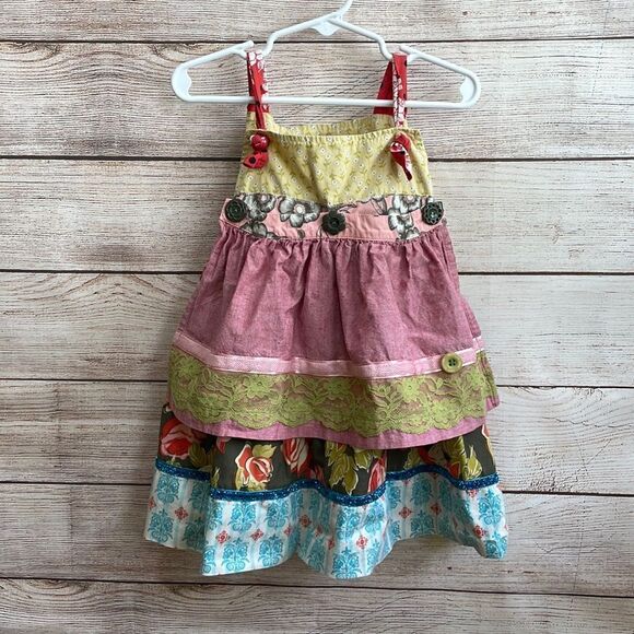 MATILDA JANE DRESS WITH DETACHABLE APRON - Picture 1 of 6